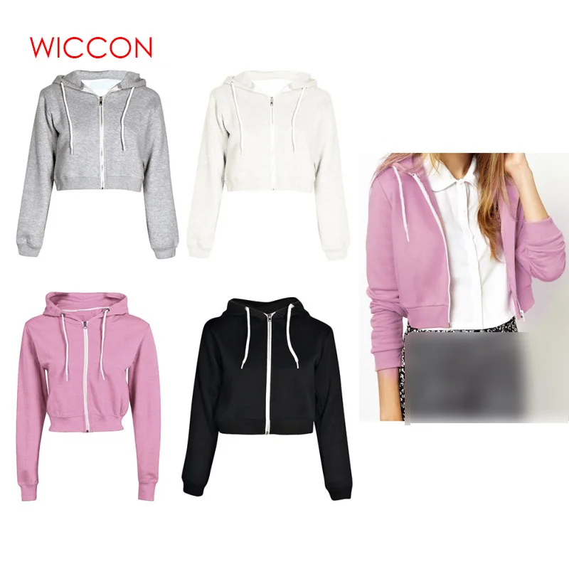 Women Autumn Spring Tops Drawstring Hooded Long Sleeve Hoodie Sweatshirts Zip Up Crop Casual Jacket Zipper Coat Outwear
Women Autumn Spring Tops Drawstring Hooded Long Sleeve Hoodie Sweatshirts Zip Up Crop Casual Jacket Zipper Coat Outwear