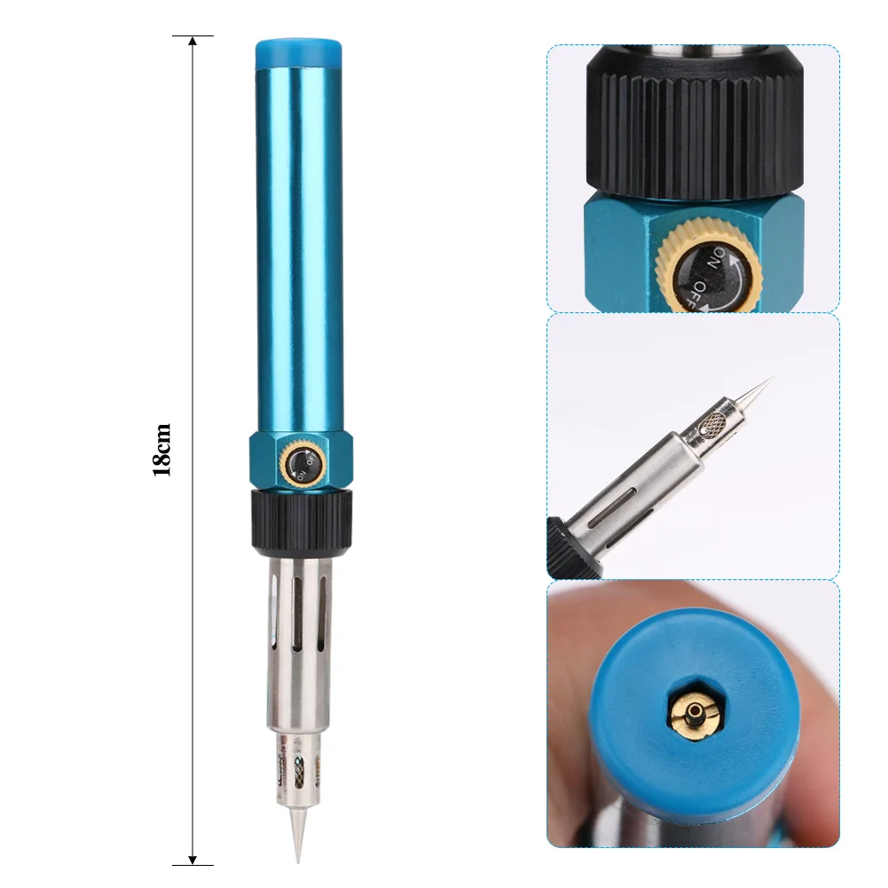 3in1 Gas soldering iron Pen-type gas soldering iron torch for electronic parts repair cutting and welding
3in1 Gas soldering iron Pen-type gas soldering iron torch for electronic parts repair cutting and welding