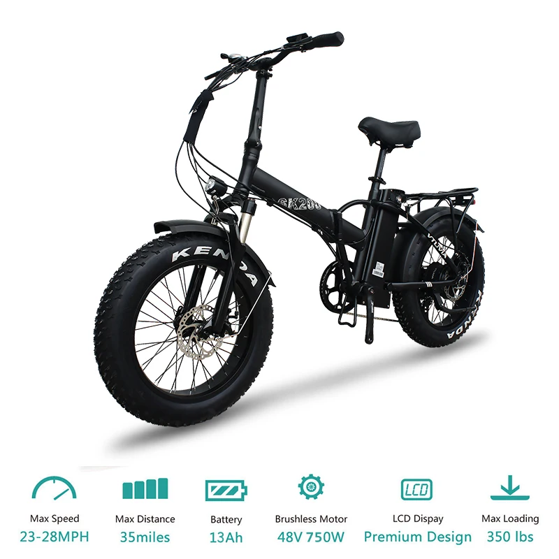 Electric bike 750w 13A 20" fat Tire Snow eBike Aluminum 48v Powerful Electric Bicycle Mountain Snow Ebike
Electric bike 750w 13A 20" fat Tire Snow eBike Aluminum 48v Powerful Electric Bicycle Mountain Snow Ebike