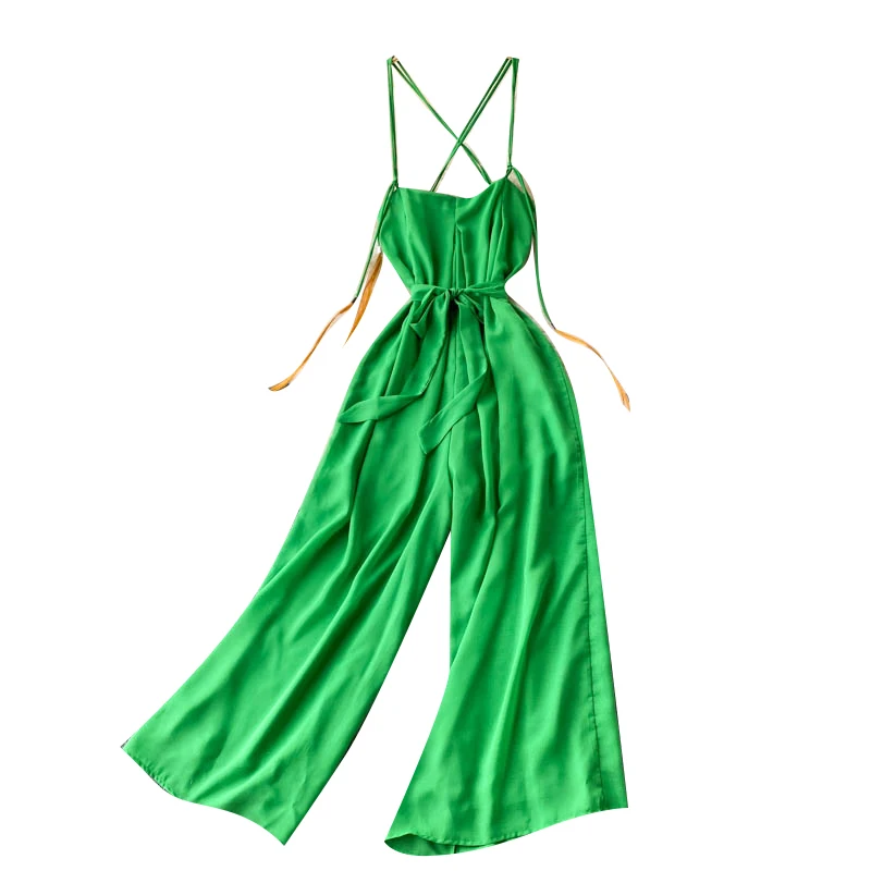 2021 Summer Light Mature Female Open Back Sexy Slim Long Suspender One-piece Wide-leg Pants DK1098
2021 Summer Light Mature Female Open Back Sexy Slim Long Suspender One-piece Wide-leg Pants DK1098