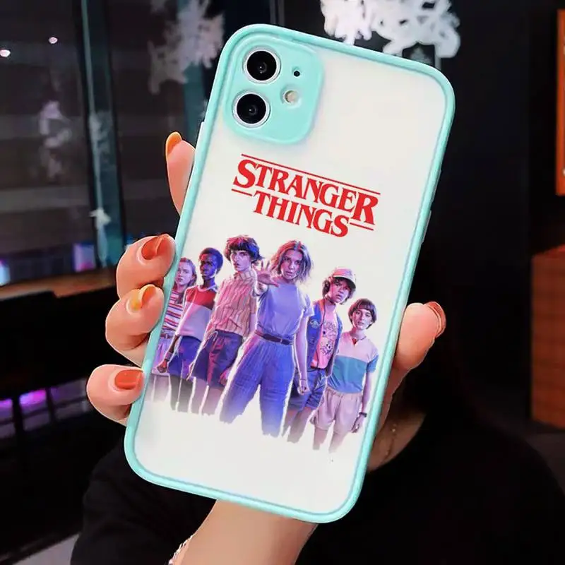 Fashion stranger things TV friend Phone Cases Matte Transparent for iPhone 7 8 11 12 s mini pro X XS XR MAX Plus cover funda
Fashion stranger things TV friend Phone Cases Matte Transparent for iPhone 7 8 11 12 s mini pro X XS XR MAX Plus cover funda