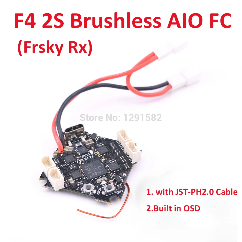 2S F4 FC AIO бесщеточный контроллер полета SPI Встроенный OSD ESC для FPV Mobula7 Whoop Drone Beta75 Pro2