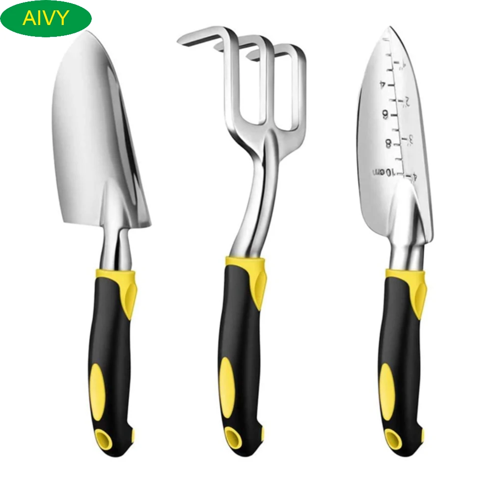 Набор садовых инструментов AIVY из 3 предметов алюминиевые садовые ручные