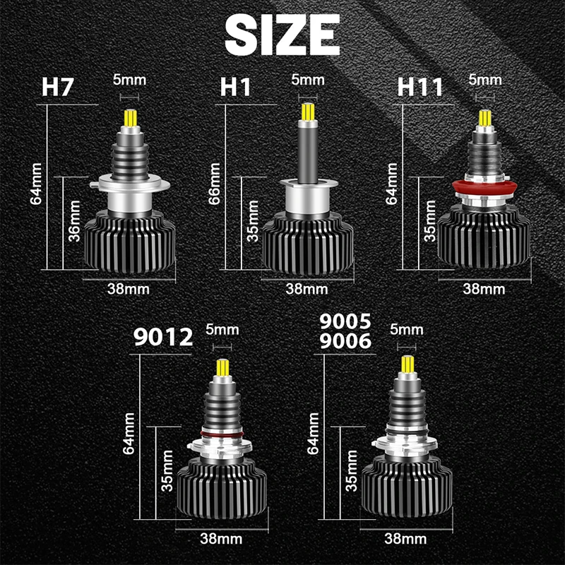 Bullvision Led HB3 HB4 360 Headlight 20000lm 9005 9006 Hir2 9012 Light Bulbs For Cars 12V H8 H9 H11 Ice Auto H1 H7 Fog Lamp CSP
Bullvision Led HB3 HB4 360 Headlight 20000lm 9005 9006 Hir2 9012 Light Bulbs For Cars 12V H8 H9 H11 Ice Auto H1 H7 Fog Lamp CSP