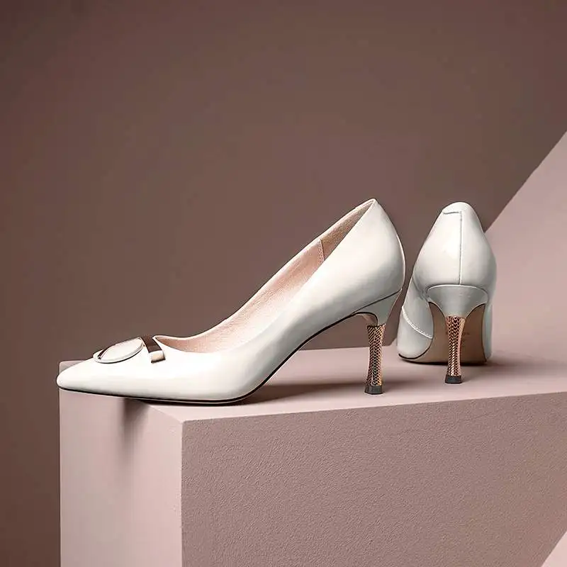 Lenkisen limited customization plus size shoes women pointed toe stiletto high heels metal decorations simple style pumps L21
Lenkisen limited customization plus size shoes women pointed toe stiletto high heels metal decorations simple style pumps L21