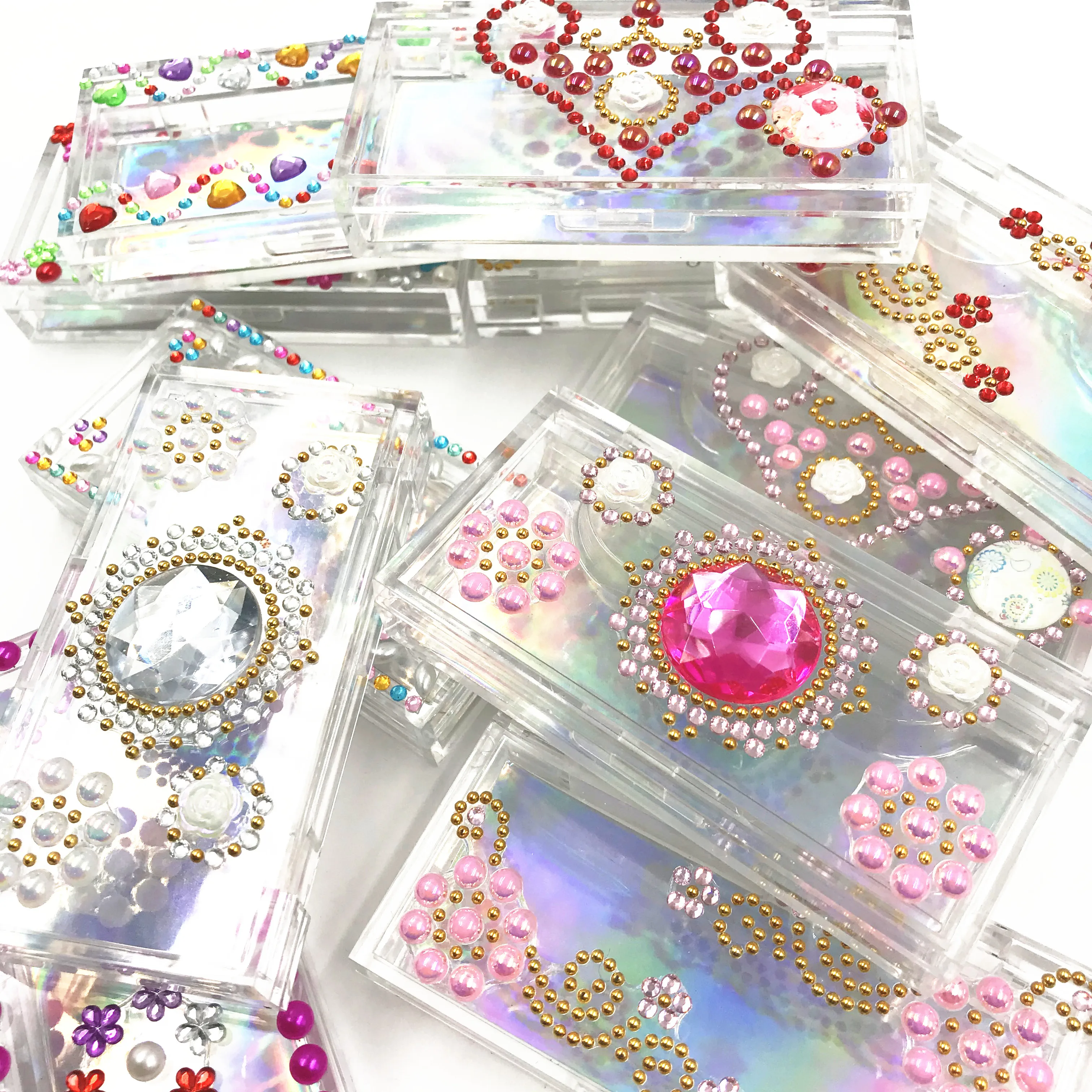 Diamond Eyelash Packaging Box Wholesale Empty Lash Boxes Rectangle Case 25mm Mink Lashes Creative Eyelashes Package makeup
Diamond Eyelash Packaging Box Wholesale Empty Lash Boxes Rectangle Case 25mm Mink Lashes Creative Eyelashes Package makeup