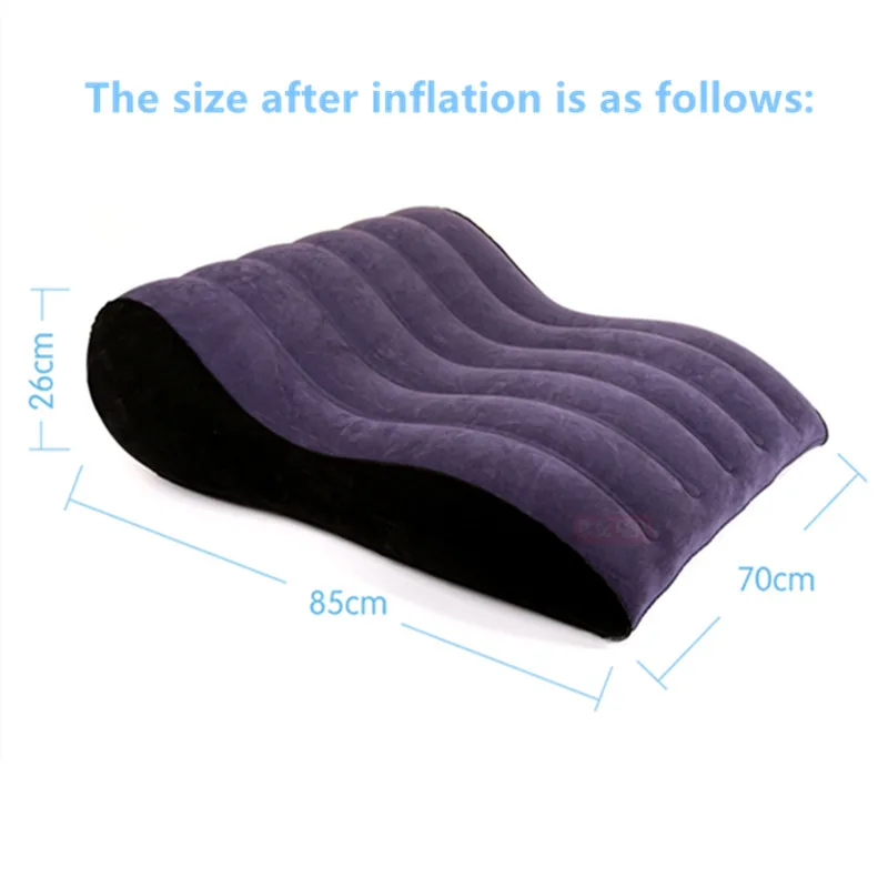 Pillow Inflatable Sex Aid Wedge Pillow Love Position Cushion Aid Furniture Recliner Couple Loves Pillows Game Toys Lumbar