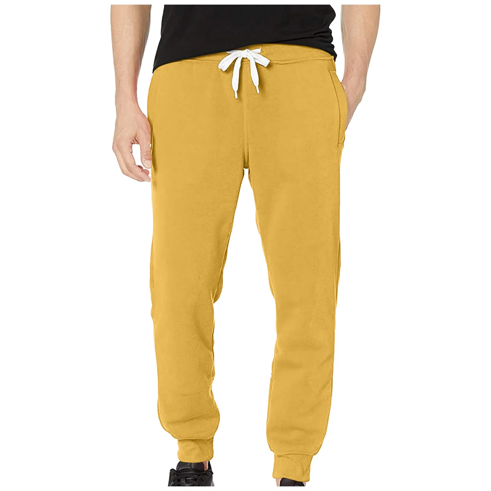 2021 Men's Casual Solid Pants Basic Active Fleece Jogger Waist Sports Pants Thickened Pants High Quality Comfy Pants Ropa Hombre
2021 Men's Casual Solid Pants Basic Active Fleece Jogger Waist Sports Pants Thickened Pants High Quality Comfy Pants Ropa Hombre