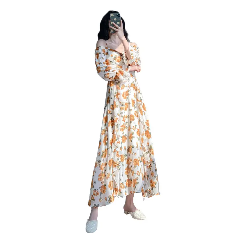 New 2021 Summer Plus Size Fat MM Age-reducing Western Style Floral Long-sleeved Harajuku Dress Female Loose I Super Fairy Slim
New 2021 Summer Plus Size Fat MM Age-reducing Western Style Floral Long-sleeved Harajuku Dress Female Loose I Super Fairy Slim