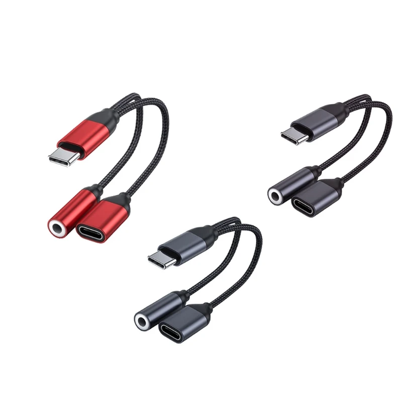 Professional USB Type C to 3.5mm Headphone with Charging, USB C to 3.5mm Adapter with Charger
Professional USB Type C to 3.5mm Headphone with Charging, USB C to 3.5mm Adapter with Charger