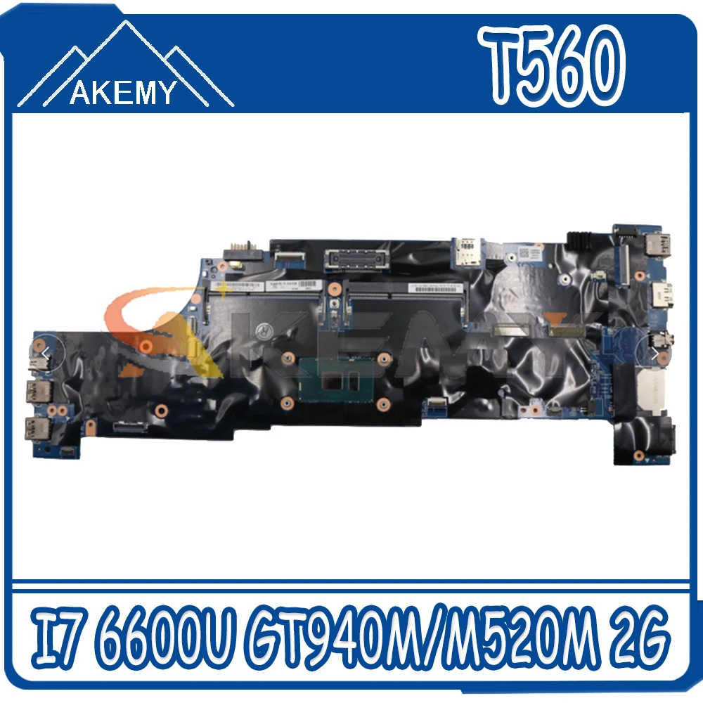 Материнская плата Akemy 448.06D10.0021 для ноутбука Lenovo Thinkpad T560 W560S P50S, процессор I7 6600U DDR3 GT940M/M520M, работа 2G
Материнская плата Akemy 448.06D10.0021 для ноутбука Lenovo Thinkpad T560 W560S P50S, процессор I7 6600U DDR3 GT940M/M520M, работа 2G