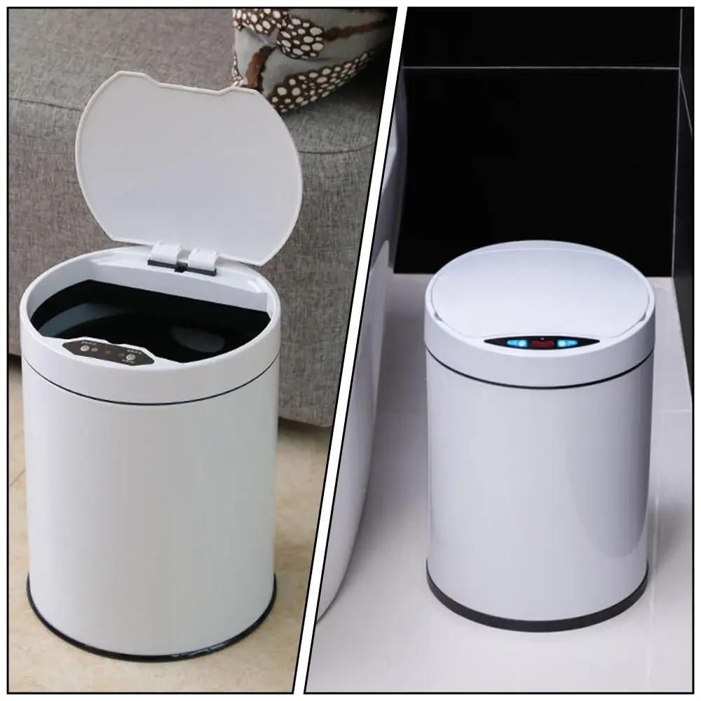 1Pc Intelligent Sensor Garbage Can Trash Bin with Cover Garbage Container(White)
1Pc Intelligent Sensor Garbage Can Trash Bin with Cover Garbage Container(White)