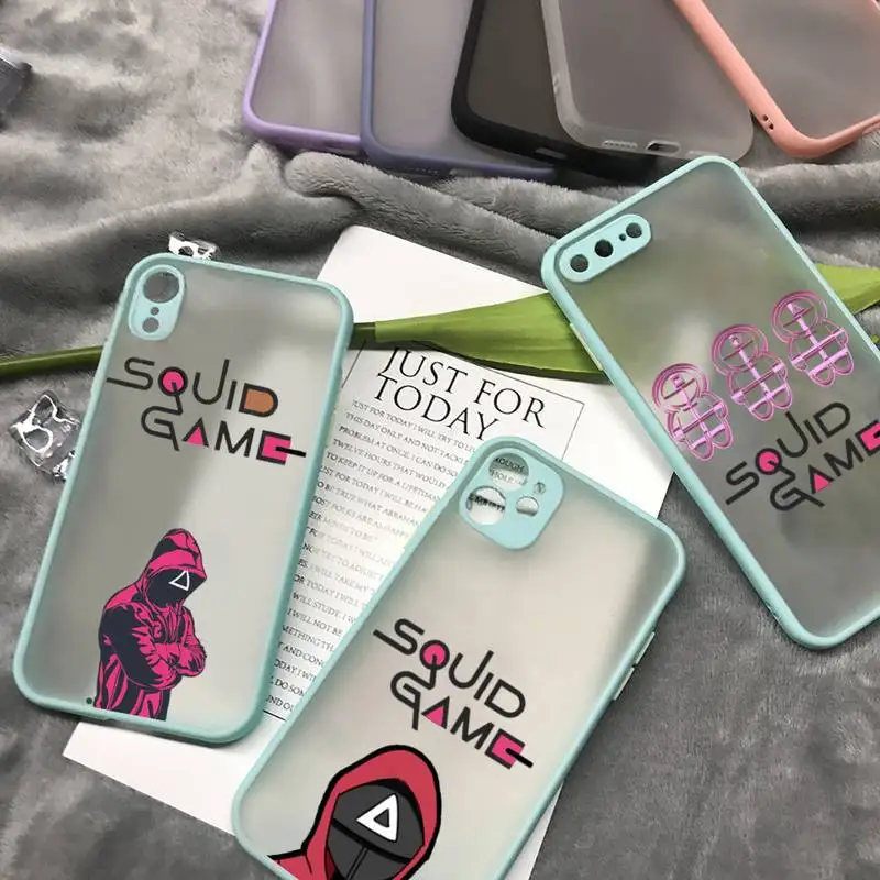 Squid Game horror tv show Phone Case matte transparent For iphone 7 8 11 12 plus mini x xs xr pro max cover
Squid Game horror tv show Phone Case matte transparent For iphone 7 8 11 12 plus mini x xs xr pro max cover
