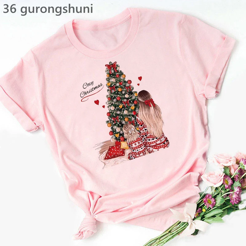 Crazy Christmas Tree Girls Graphic Print Pink T-Shirt Women Funny Fashion Tshirt Femme Xmas Gift T Shirt Female Dropshipping
Crazy Christmas Tree Girls Graphic Print Pink T-Shirt Women Funny Fashion Tshirt Femme Xmas Gift T Shirt Female Dropshipping