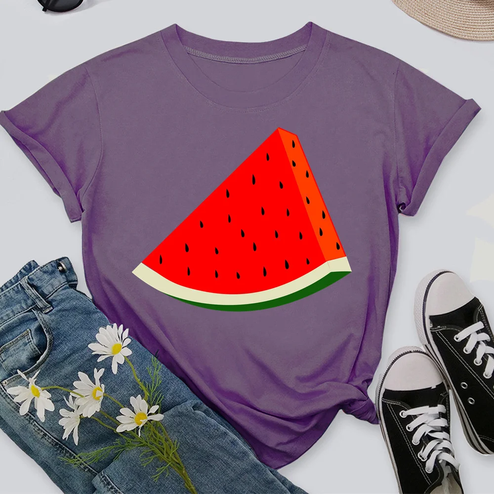 Watermelon Print T Shirt Women Summer Harajuku T Shirt Fashion Tops Female T-shirt Casual Tee Woman Clothing TX8355
Watermelon Print T Shirt Women Summer Harajuku T Shirt Fashion Tops Female T-shirt Casual Tee Woman Clothing TX8355