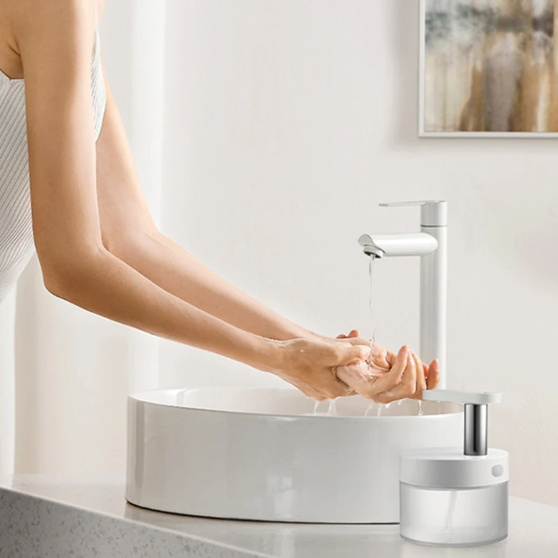 Automatic foam Soap Dispenser Hands-Free foaming Soap Dispenser, 400ml with Built-in Intelligent Infrared Sensor
Automatic foam Soap Dispenser Hands-Free foaming Soap Dispenser, 400ml with Built-in Intelligent Infrared Sensor
