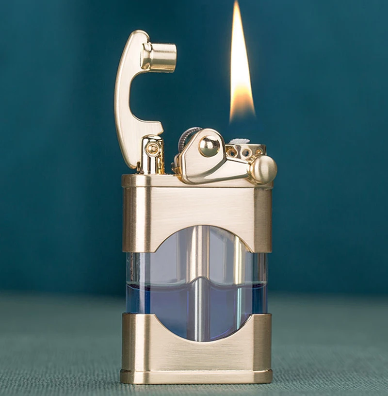 Zorro new kerosene lighter transparent oil bin creative old grinding wheel portable personality metal Smoking lighter(no oil)
Zorro new kerosene lighter transparent oil bin creative old grinding wheel portable personality metal Smoking lighter(no oil)