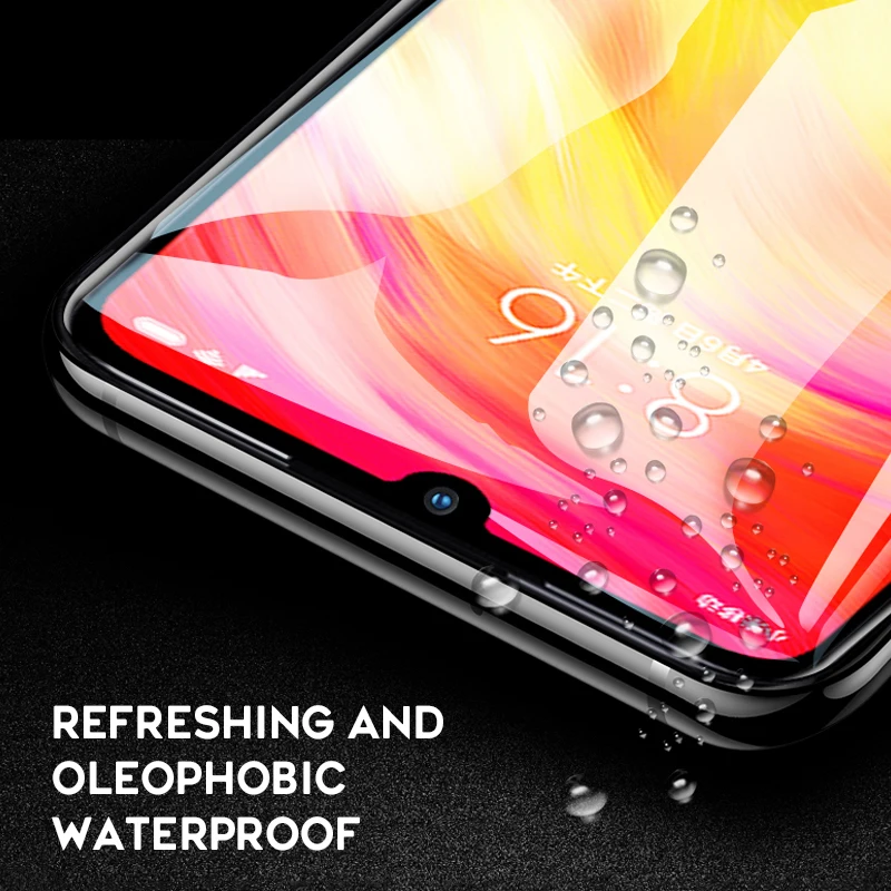 Защита переднего экрана для Xiaomi Redmi Note 8 7 Pro 7A полное покрытие закаленное стекло