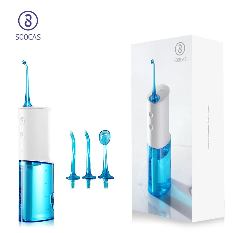 SOOCAS W3 Portable Electric Oral Irrigator Wireless Waterproof USB Charging Water Flosser with 3 Cleaning Mode
SOOCAS W3 Portable Electric Oral Irrigator Wireless Waterproof USB Charging Water Flosser with 3 Cleaning Mode