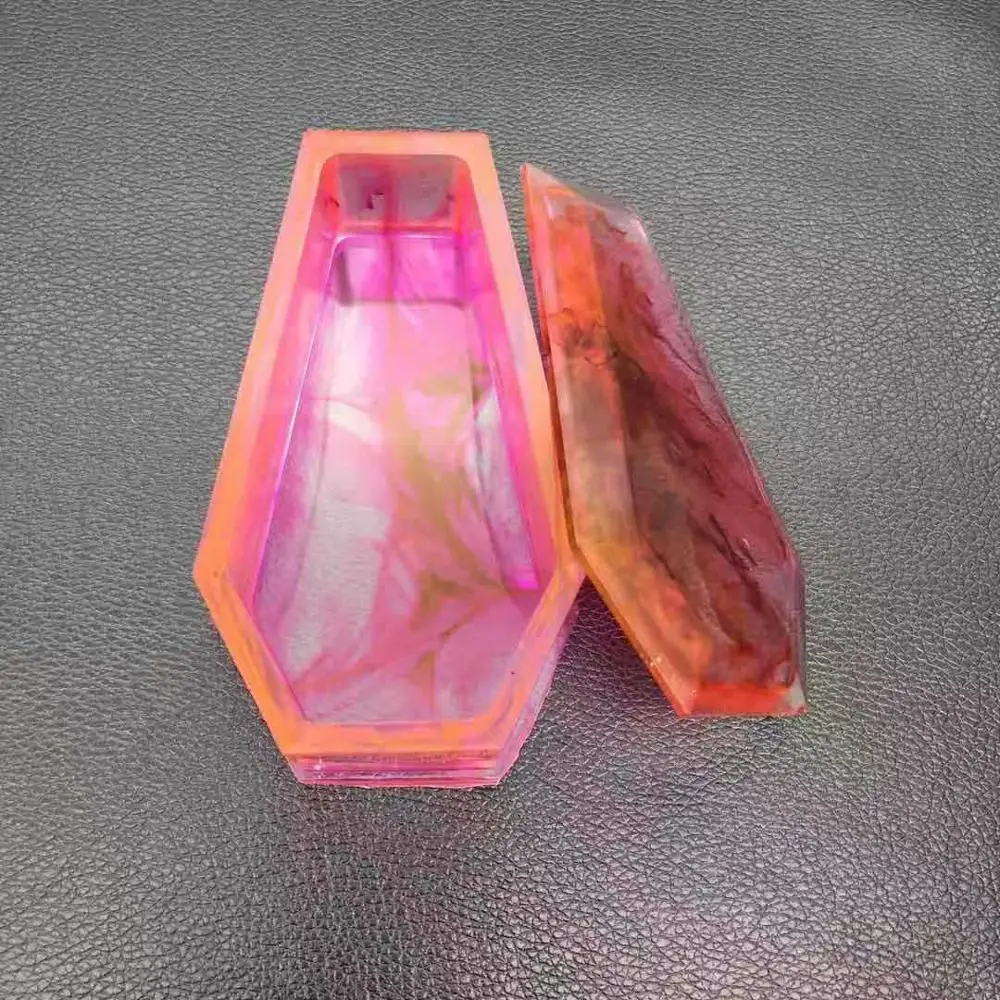 New Coffin storage box mold crystal Resin mold diy zombie dark mirror vampire storage box mold
New Coffin storage box mold crystal Resin mold diy zombie dark mirror vampire storage box mold