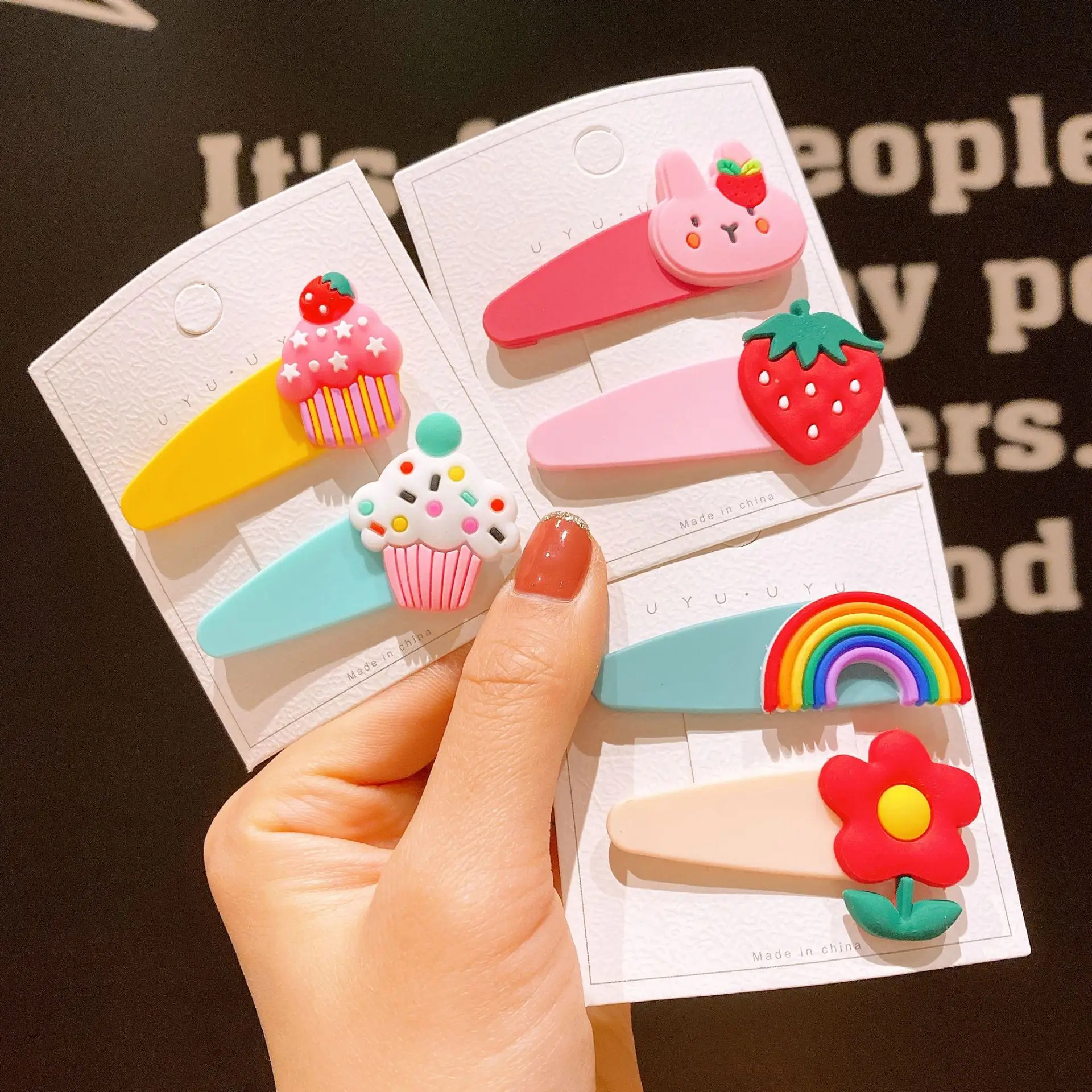 2 pcs/set Cute Koran Style Children Girls Lovely Cartoon Pictures Hair Clips Hair Accessories New Kids Headwear Hairgrips
2 pcs/set Cute Koran Style Children Girls Lovely Cartoon Pictures Hair Clips Hair Accessories New Kids Headwear Hairgrips