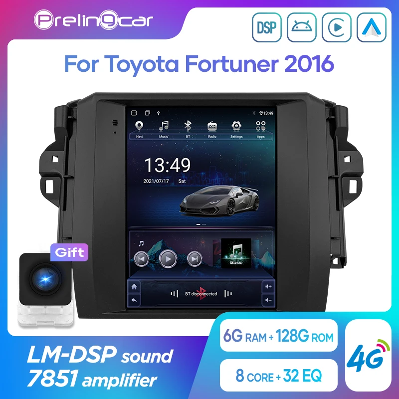Автомагнитола для Toyota Fortuner 2016, автомагнитола под управлением Android 10, с вертикальным экраном, GPS Навигатором, видеоплеером, без DVD, IPS
Автомагнитола для Toyota Fortuner 2016, автомагнитола под управлением Android 10, с вертикальным экраном, GPS Навигатором, видеоплеером, без DVD, IPS