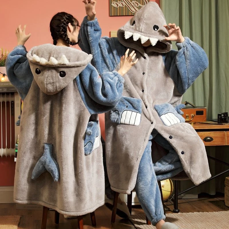 Robe Set Autumn Winter Pajama Sets Cute Cartoon Couple Onesie Women's Home Wear Women Pajamas Sleepwear Women Pajamas for Woman
Robe Set Autumn Winter Pajama Sets Cute Cartoon Couple Onesie Women's Home Wear Women Pajamas Sleepwear Women Pajamas for Woman