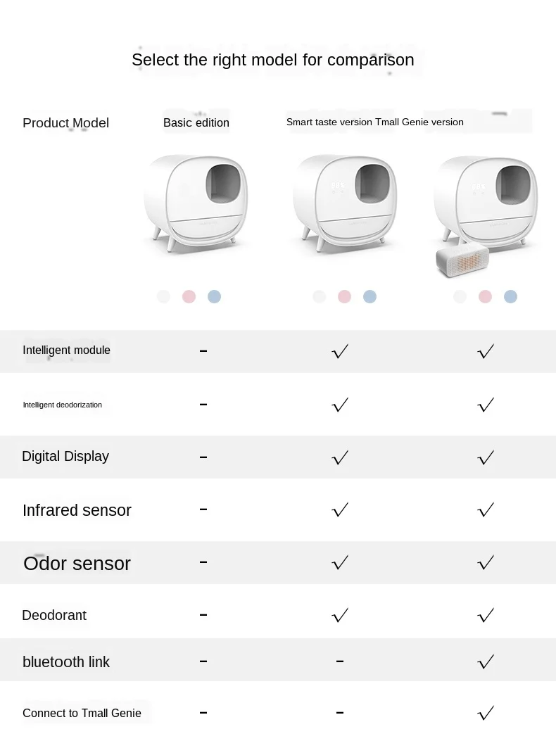 Smart Deodorant Cat Litter Box Extra Large Closed Drawer Type Cat Toilet Anti-splashing Cat Supplies Dual Mode Switching Pets
Smart Deodorant Cat Litter Box Extra Large Closed Drawer Type Cat Toilet Anti-splashing Cat Supplies Dual Mode Switching Pets
