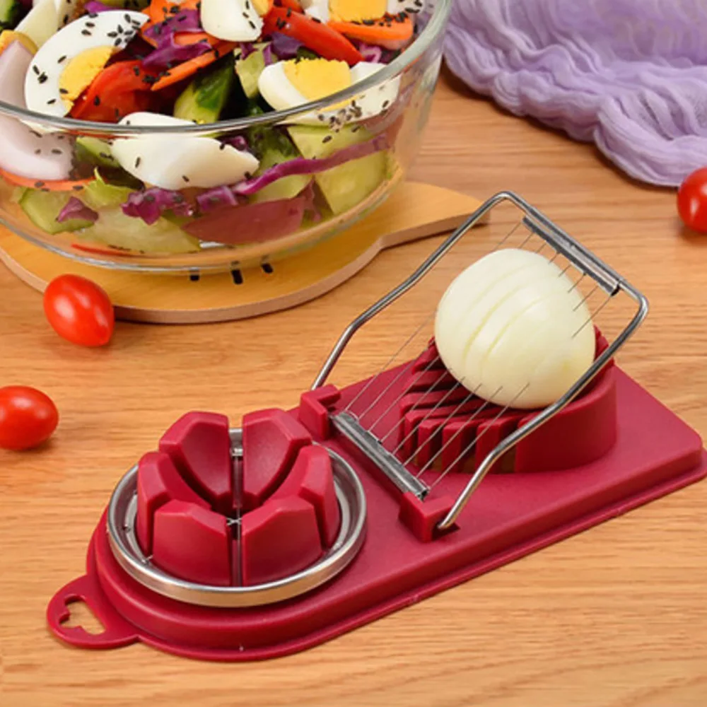 Multifunctional Egg Cutter Strengthened Stainless Steel Egg Cutter Slicer Mold Flower-Shaped Lunch Meat Cutter Kitchen Gadgets
Multifunctional Egg Cutter Strengthened Stainless Steel Egg Cutter Slicer Mold Flower-Shaped Lunch Meat Cutter Kitchen Gadgets