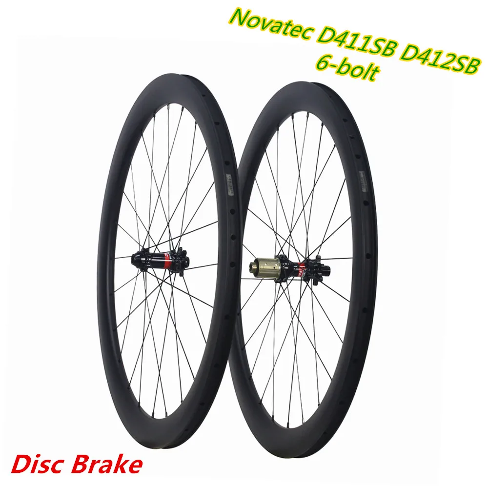 700c Road Bike Wheelset Novatec D411SB D412SB 6-bolt 100x12mm 142x12mm Carbon Wheels Disc Brake 50x26mm Tubeless Or Tubular Rim
700c Road Bike Wheelset Novatec D411SB D412SB 6-bolt 100x12mm 142x12mm Carbon Wheels Disc Brake 50x26mm Tubeless Or Tubular Rim