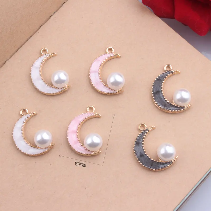 10pcs Drop Oil Charms Moon Enamel Charms Alloy Pendant Jewelry Accessories Colorful Pearl Fit for Bracelet DIY Fashion Vintage
10pcs Drop Oil Charms Moon Enamel Charms Alloy Pendant Jewelry Accessories Colorful Pearl Fit for Bracelet DIY Fashion Vintage