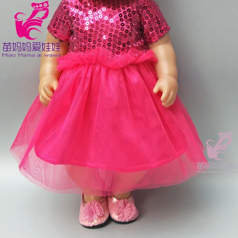 Фото Новое поступление размер 43 см качественное розовое платье с пайетками для