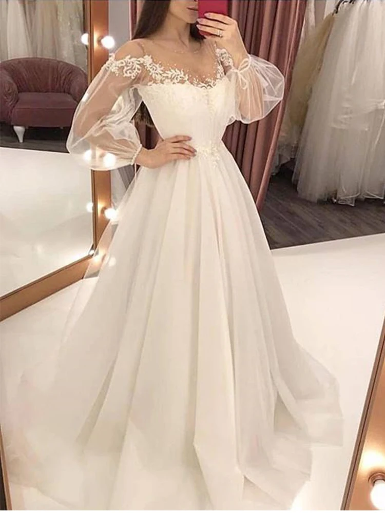 Summer 2021 New Girl Elegant White Lace Illusion Graduation Party Ball Gown Fashion Long Prom Dresses Homecoming Prom Vestidos
Summer 2021 New Girl Elegant White Lace Illusion Graduation Party Ball Gown Fashion Long Prom Dresses Homecoming Prom Vestidos