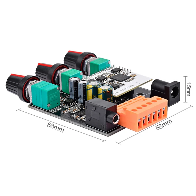 TPA3110D2 Subwoofer Amplifier Board 15Wx2+30W 2.1 Channel Bluetooth 4.0 TPA3110 Digital Audio Amplifier Home Theater
TPA3110D2 Subwoofer Amplifier Board 15Wx2+30W 2.1 Channel Bluetooth 4.0 TPA3110 Digital Audio Amplifier Home Theater