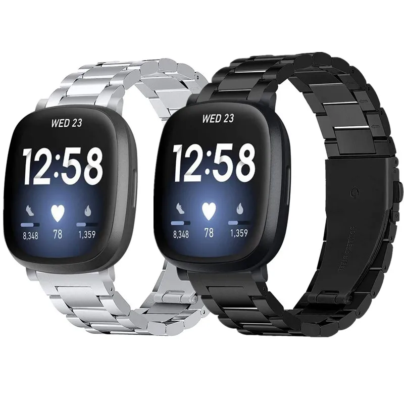 Watch Band For Fitbit Versa 3 Solid Stainless Steel Strap Bracelet For Fitbit Sense Watchbands Accessories Women Men
Watch Band For Fitbit Versa 3 Solid Stainless Steel Strap Bracelet For Fitbit Sense Watchbands Accessories Women Men