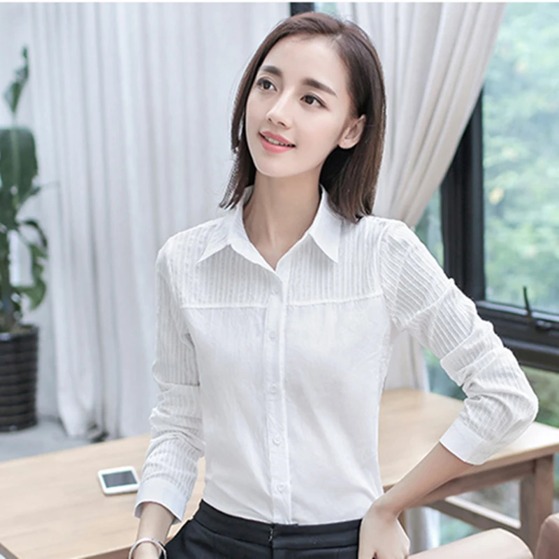 Women Shirts Long Sleeve Shirt Women Korean White Slim shirts Plus Size Blouse Women Womens Tops
Women Shirts Long Sleeve Shirt Women Korean White Slim shirts Plus Size Blouse Women Womens Tops