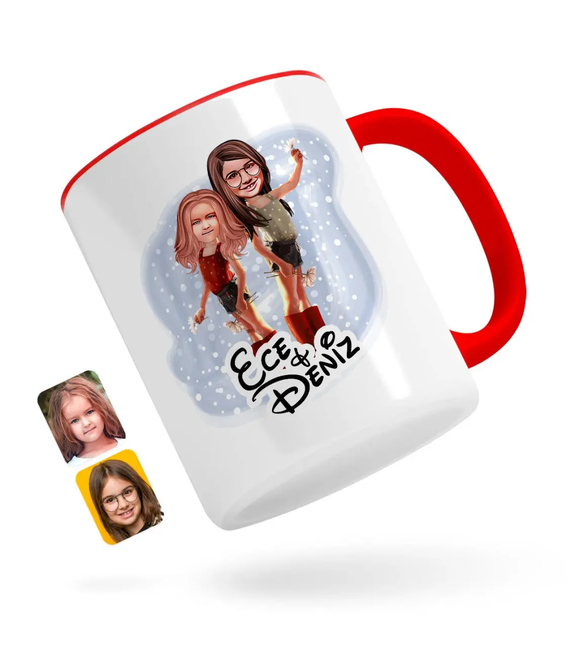 Персонализированные сестры карикатура Красного кружка Bardak-5
Персонализированные сестры карикатура Красного кружка Bardak-5