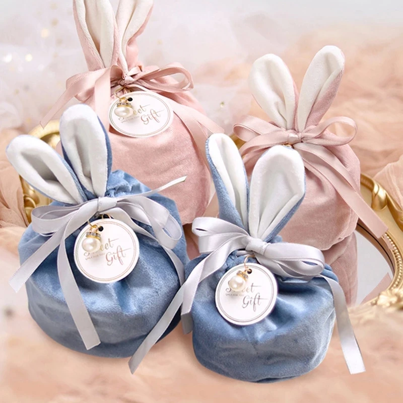 10pcs Easter Cute Rabbit Gift Packing Bags Velvet Valentine's Day Chocolate Candy Bags Wedding Birthday Party Jewelry Organizer
10pcs Easter Cute Rabbit Gift Packing Bags Velvet Valentine's Day Chocolate Candy Bags Wedding Birthday Party Jewelry Organizer