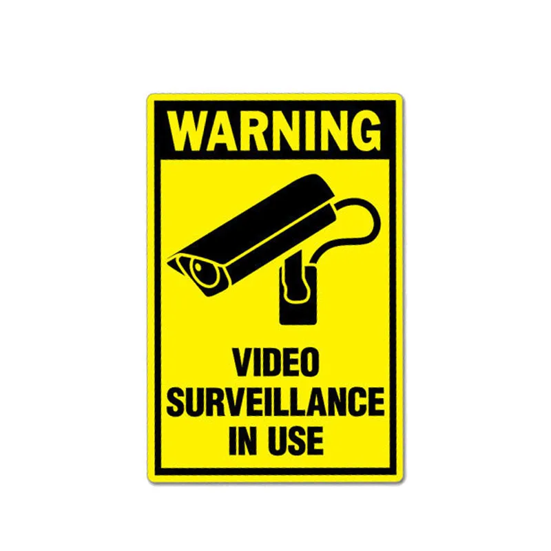 Stickers of Cars and Warning Signs: PVC Decals Are Used In Video Surveillance, Waterproof and Sun-protected By 7.8cm *12CM
Stickers of Cars and Warning Signs: PVC Decals Are Used In Video Surveillance, Waterproof and Sun-protected By 7.8cm *12CM