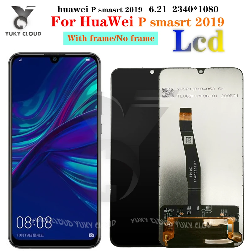 Оригинальный дисплей для Huawei P Smart 2019 ЖК экран с сенсорным дигитайзером в сборе POT