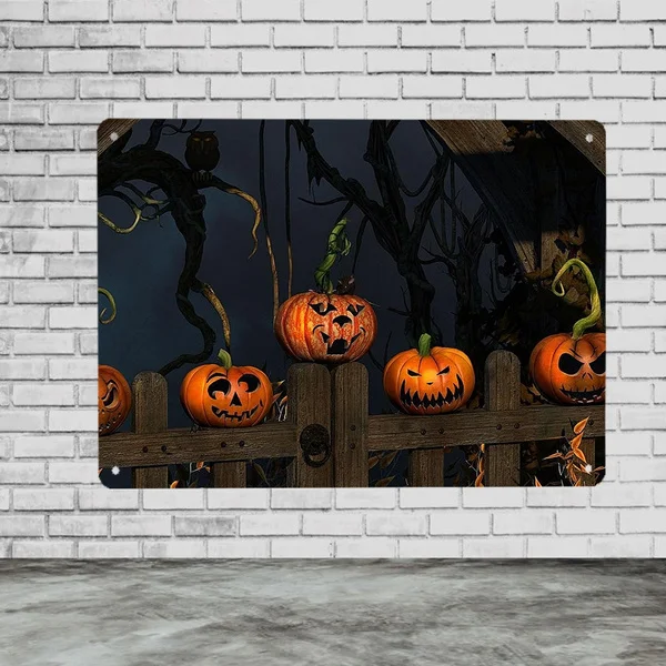 Halloween Pumpkin Halloween Party Retro Metal Tin Sign Poster Home Garage Plate Cafe Pub Motel Art Wall Decor
Halloween Pumpkin Halloween Party Retro Metal Tin Sign Poster Home Garage Plate Cafe Pub Motel Art Wall Decor