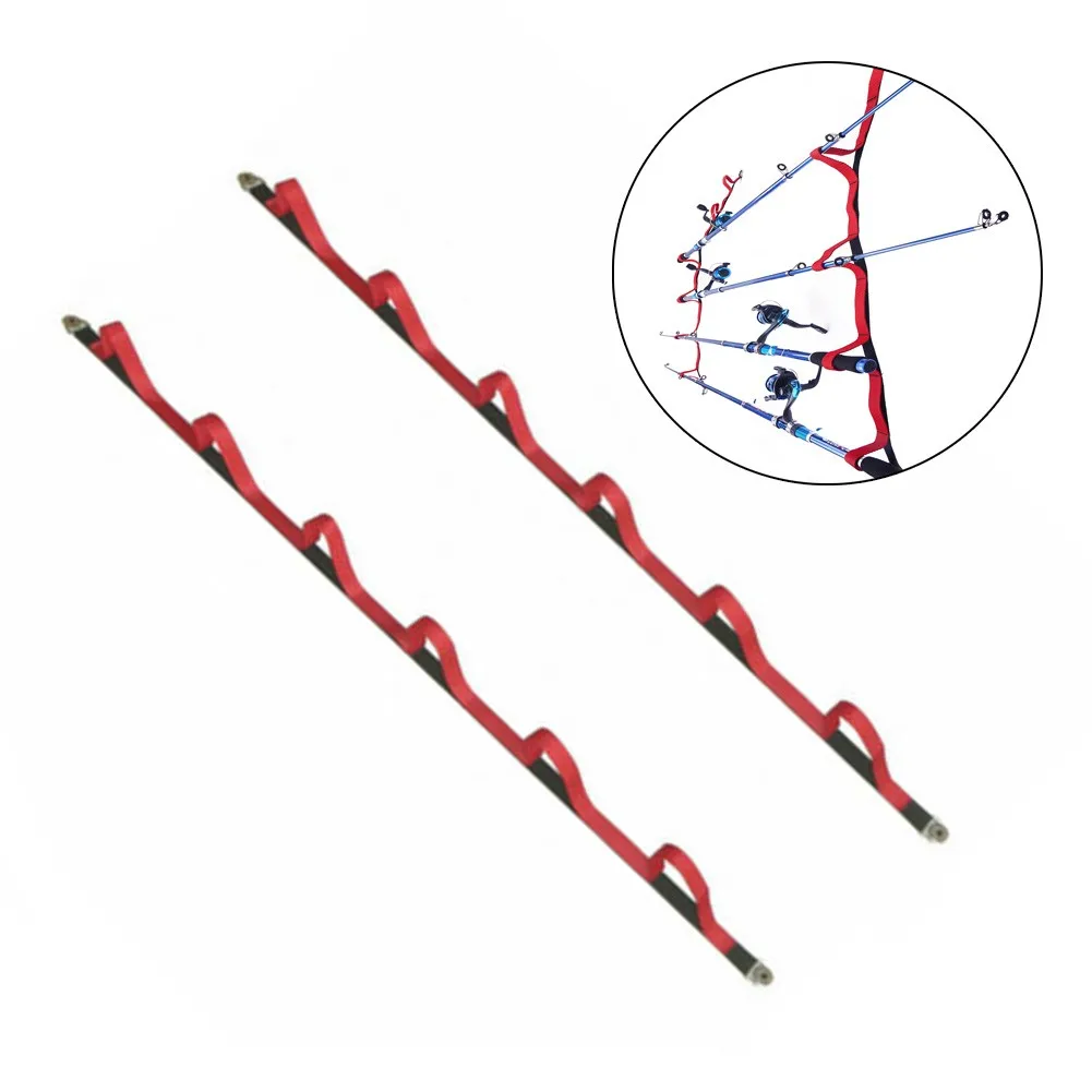 Overhead Or Wall Fishing Rods Racks Pole Storage System Webbing Loops Horizontal Strong Polypropylene 6-Rod Webbing Tackle
Overhead Or Wall Fishing Rods Racks Pole Storage System Webbing Loops Horizontal Strong Polypropylene 6-Rod Webbing Tackle
