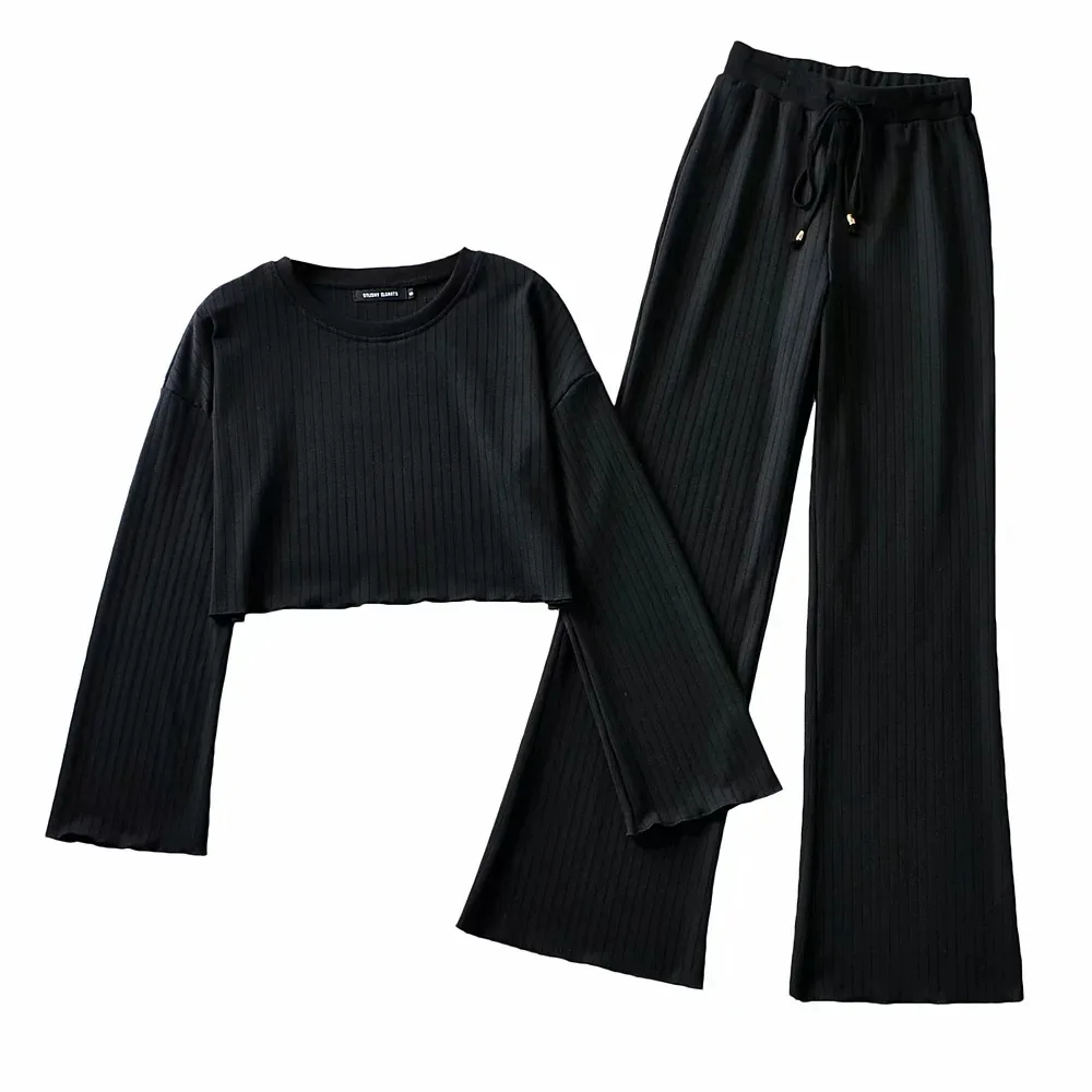 Fashion spring new drape Slim wide-leg pants casual two piece Sets short curls side top sports pants two-piece suit High Street
Fashion spring new drape Slim wide-leg pants casual two piece Sets short curls side top sports pants two-piece suit High Street