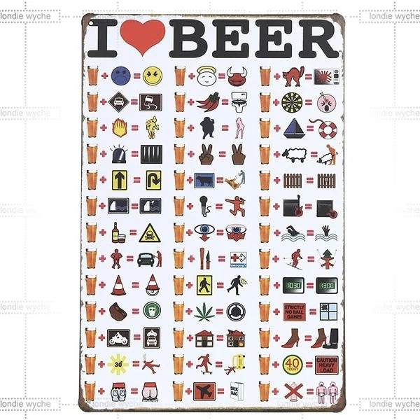 2020 I love beer Retro Vintage Tin Sign 20" X 30"
2020 I love beer Retro Vintage Tin Sign 20" X 30"