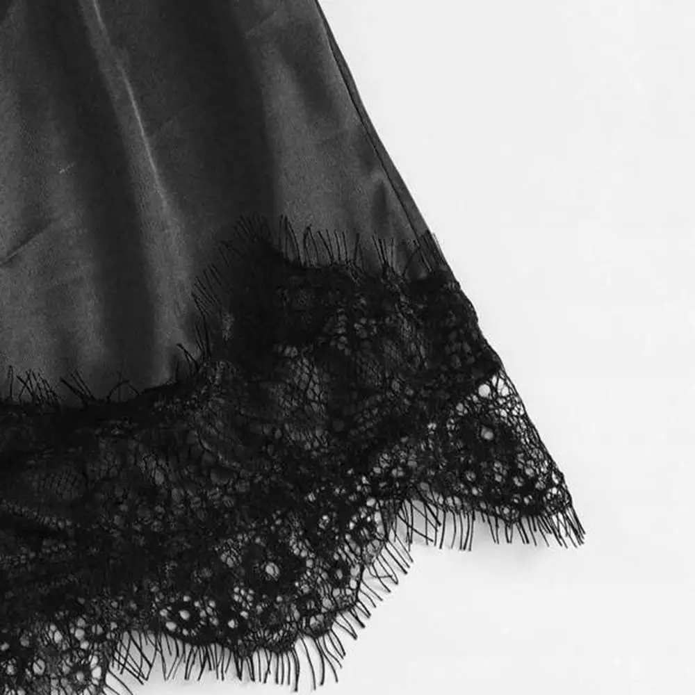 Sexy Women Sleepwear Plus Size Satin Lace Silk Camisole Shorts Set Sleepwear Pajamas Lingerie Koronkowa Pizama 2019 New Hot E
Sexy Women Sleepwear Plus Size Satin Lace Silk Camisole Shorts Set Sleepwear Pajamas Lingerie Koronkowa Pizama 2019 New Hot E