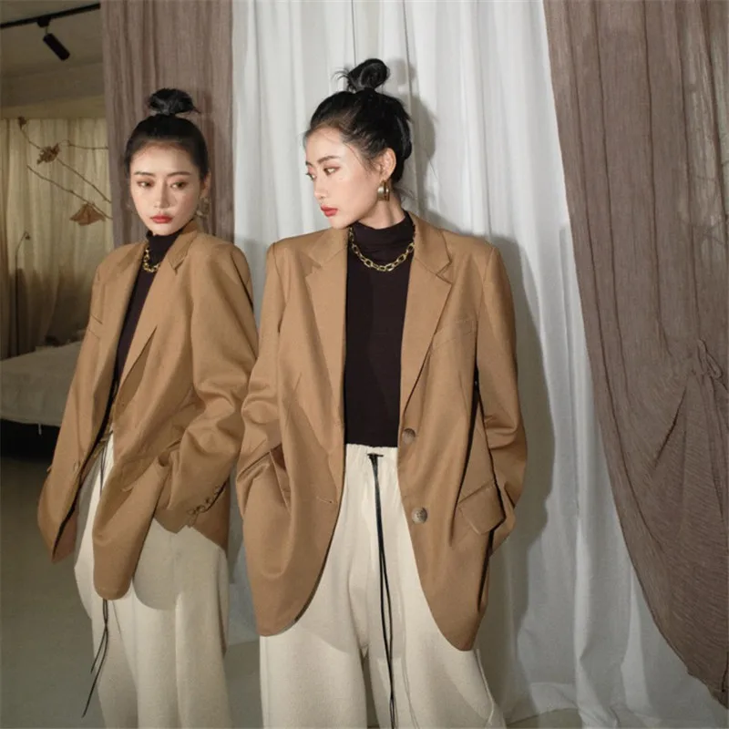 2020 New Fashion Autumn And Winter Korean Version Of British Style Temperament Suit Design Sense Ladies Blazer Top
2020 New Fashion Autumn And Winter Korean Version Of British Style Temperament Suit Design Sense Ladies Blazer Top