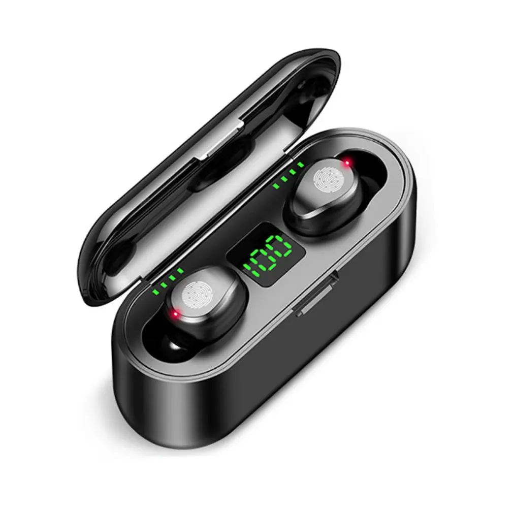 Bluetooth V5.0 Earphone Wireless Earphones Stereo Sport Wireless Headphones Earbuds headset 1200 mAh Power For iPhone/Xiaomi
Bluetooth V5.0 Earphone Wireless Earphones Stereo Sport Wireless Headphones Earbuds headset 1200 mAh Power For iPhone/Xiaomi