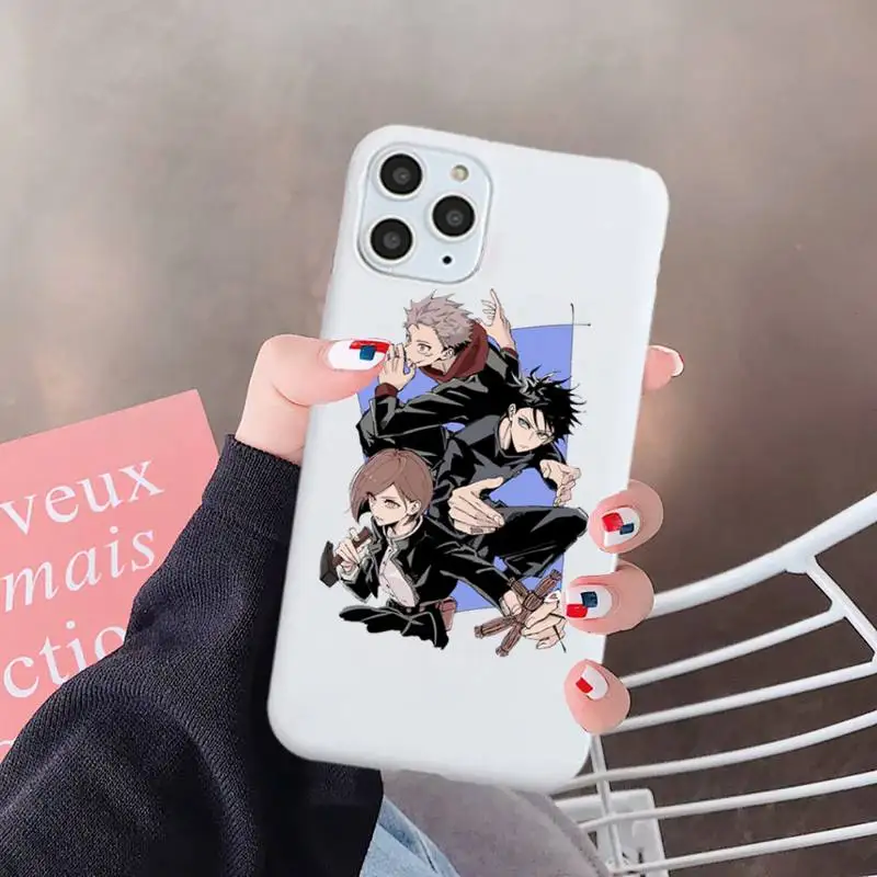 Jujutsu Kaisen Gojo Satoru Anime Phone Case White Candy Color for iPhone 6 7 8 11 12 s mini pro X XS XR MAX Plus
Jujutsu Kaisen Gojo Satoru Anime Phone Case White Candy Color for iPhone 6 7 8 11 12 s mini pro X XS XR MAX Plus