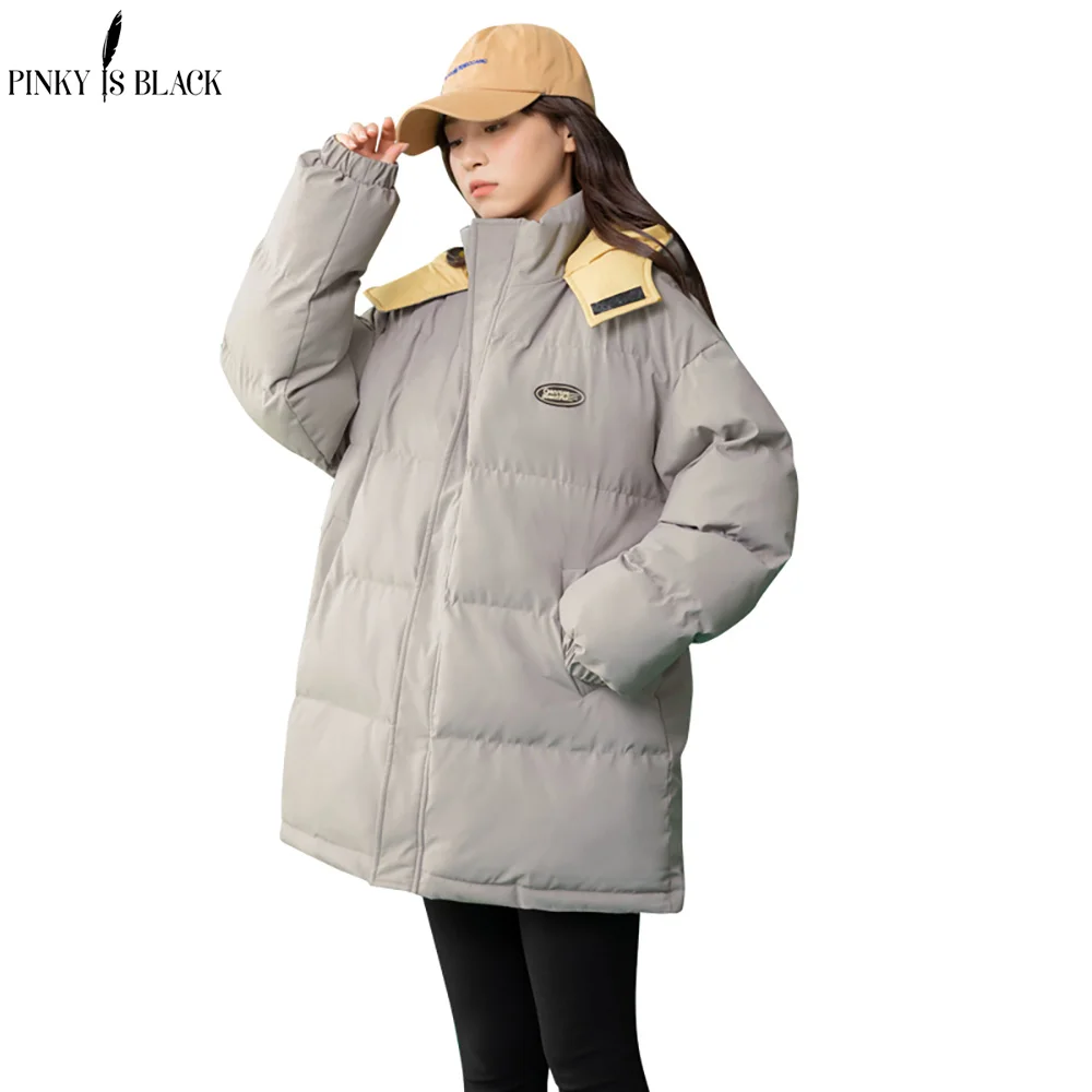 PinkyIsBlack Jacket Women Winter Parkas Fashion Patchwork Hooded Coat Women Elegant Loose Cotton Padded Jacket Female Outwear 
PinkyIsBlack Jacket Women Winter Parkas Fashion Patchwork Hooded Coat Women Elegant Loose Cotton Padded Jacket Female Outwear