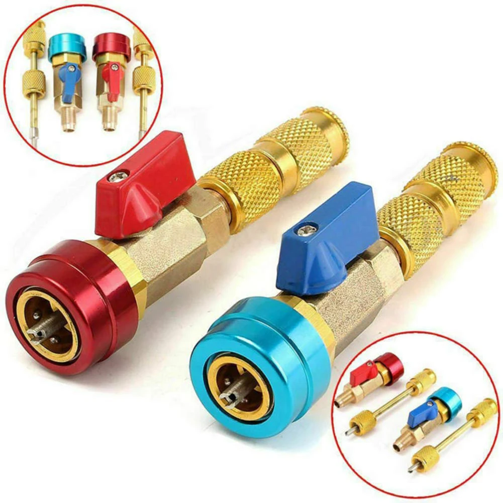 R134A Car Air Conditioning Valve Core Quick Replacement Remover Installer Adapters Type AC Manifold Gauge Adapter Set for Car
R134A Car Air Conditioning Valve Core Quick Replacement Remover Installer Adapters Type AC Manifold Gauge Adapter Set for Car